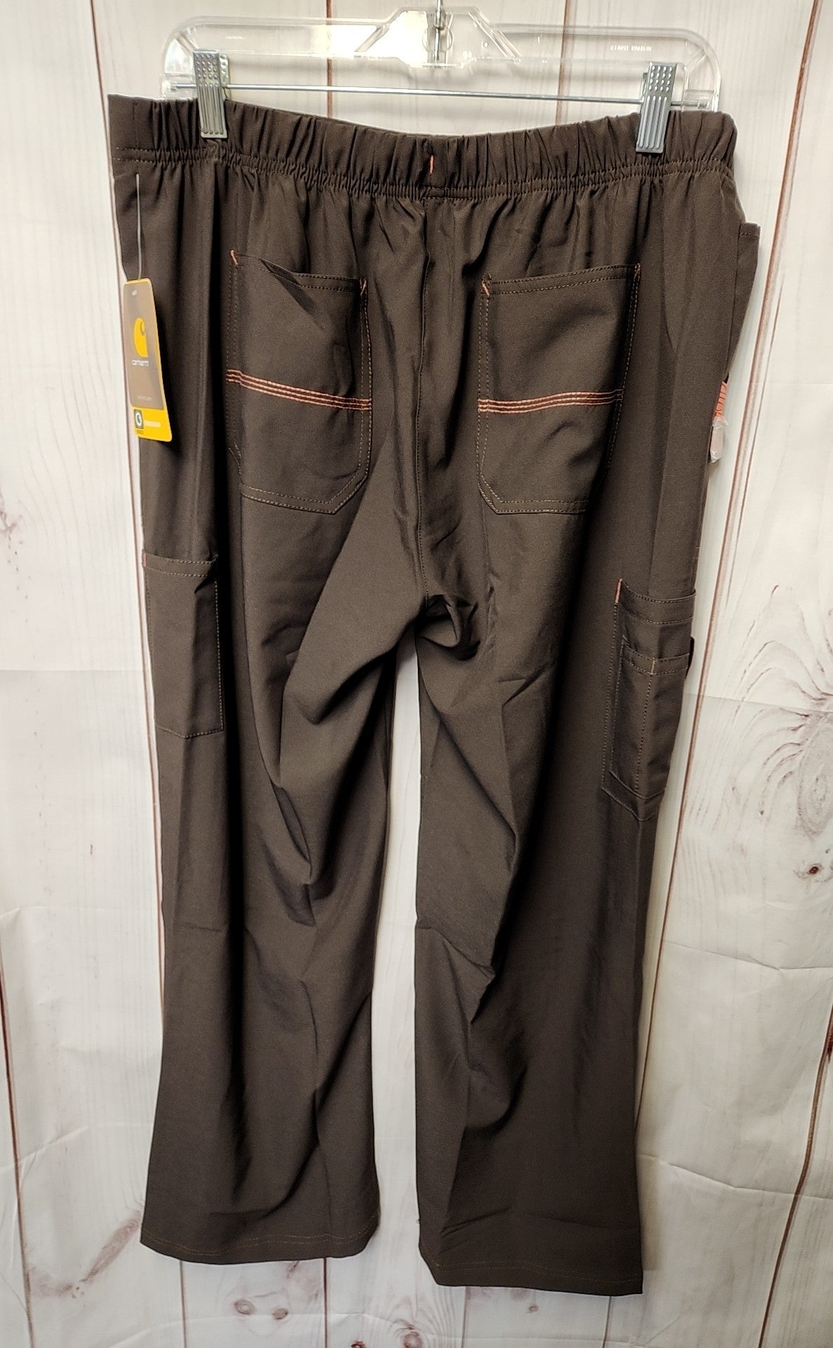 NWT Carhartt Women's Size L Petite Brown Pants
