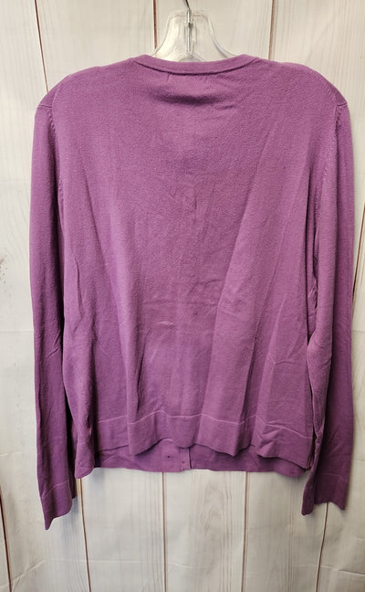 NWT Merona Women's Size XL Purple Cardigan