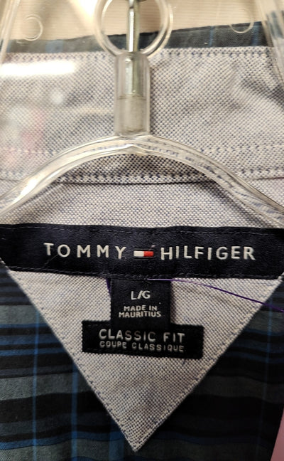 Tommy Hilfiger Men's Size L Navy Shirt