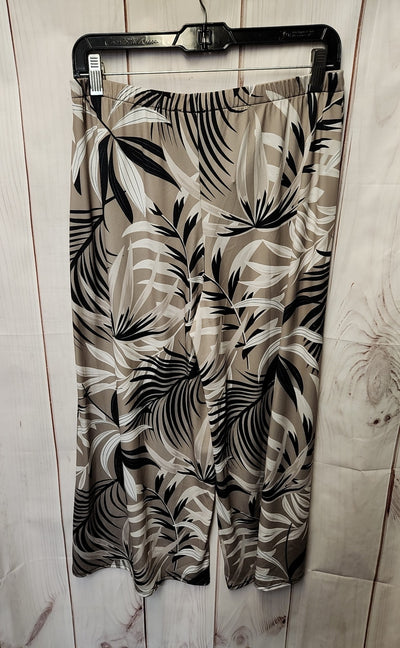 Cookies Clothing Women's Size M Beige Floral Pants
