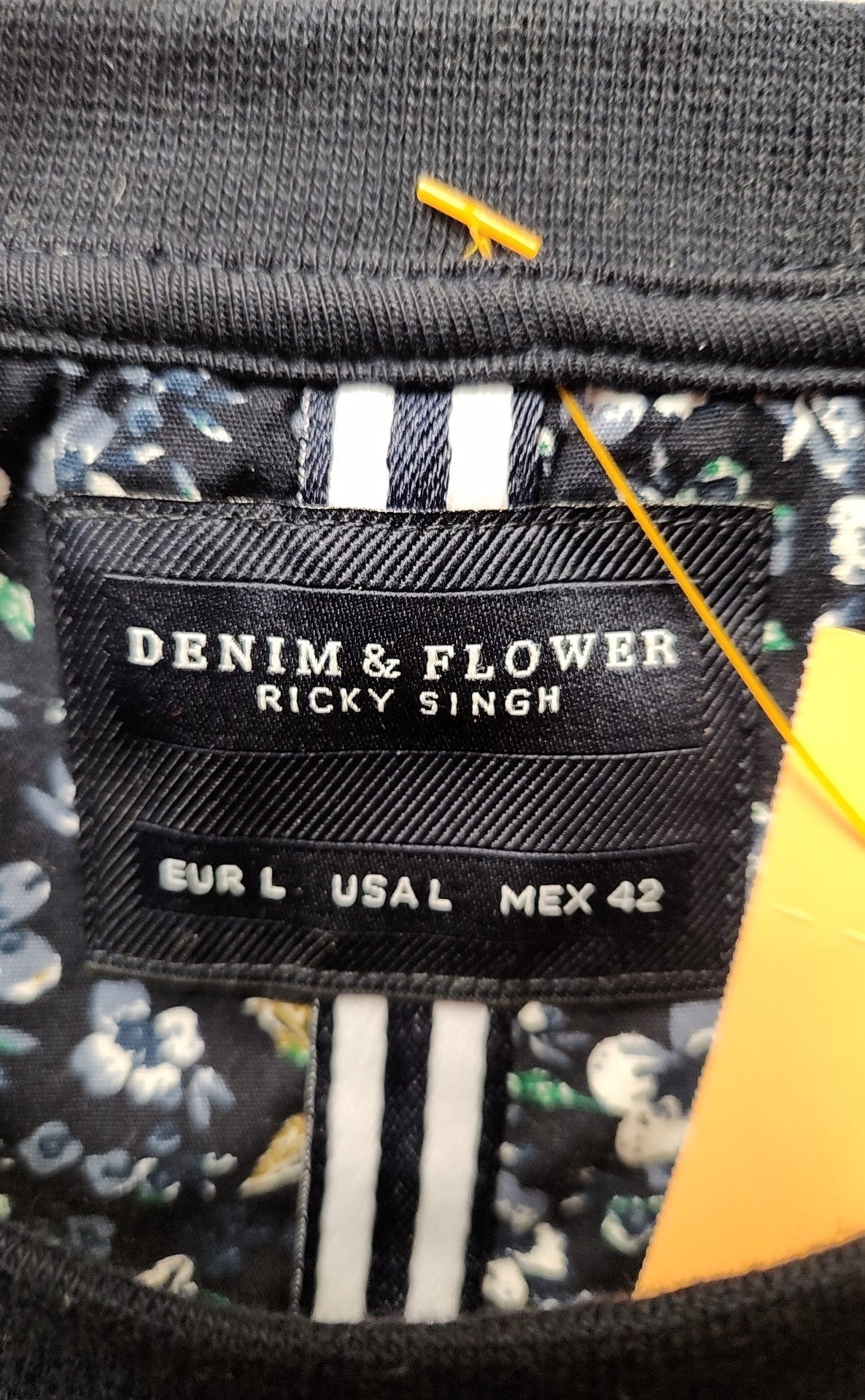 Denim & Flower Men's Size L Navy Shirt