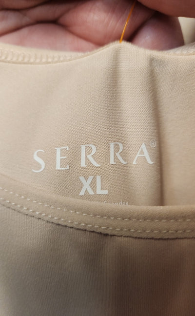 Serra Women's Size XL Beige Sleeveless Top