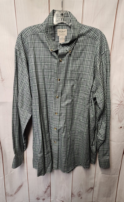 LL Bean Men's Size XL Green Shirt