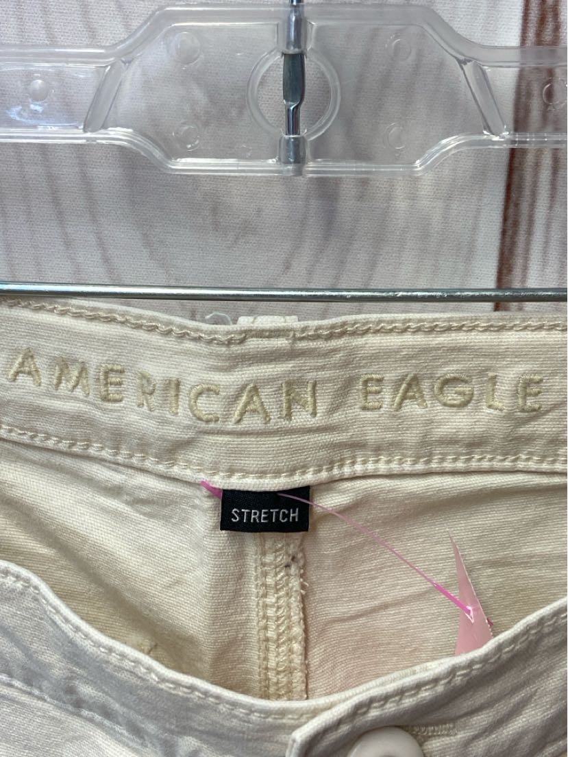 American Eagle Women's Size 10 Cream Pants