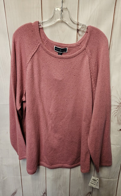 NWT Karen Scott Women's Size XXL Pink Sweater