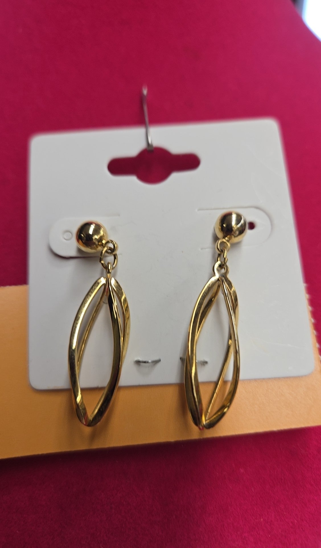 Gold Spiral Earrings
