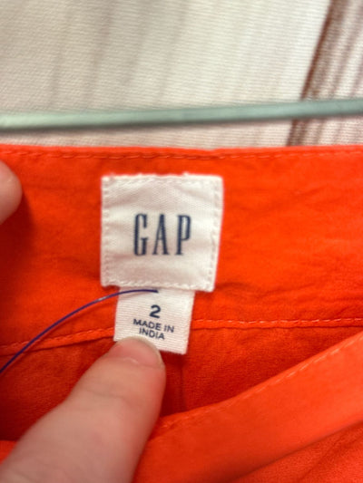 Gap Women's Size 2 Orange Skirt