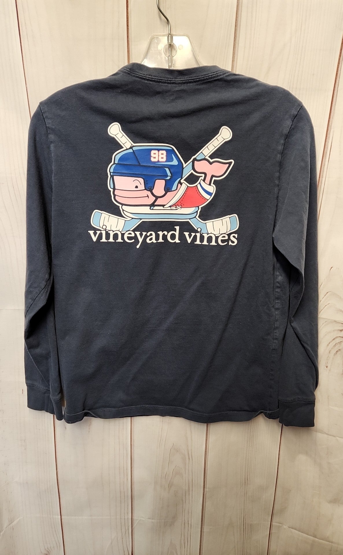 Vineyard Vines Boy's Size 16 Navy Shirt