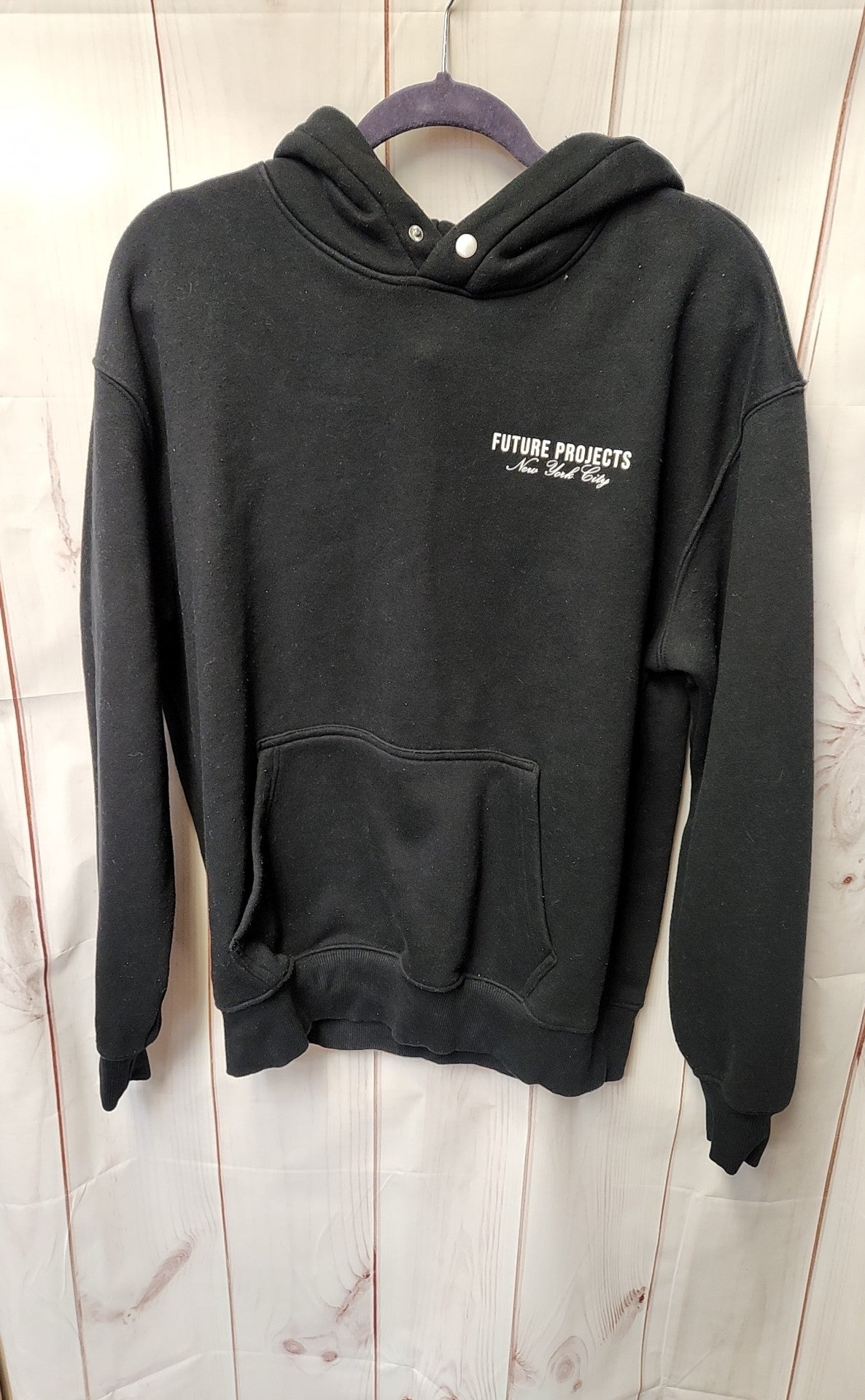 Primark Men's Size S Black Sweatshirt Oversized Fit Hoodie Hooded