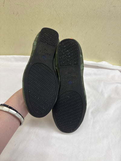 Rothy's Women's Size 7-1/2 Green Flats Shoes