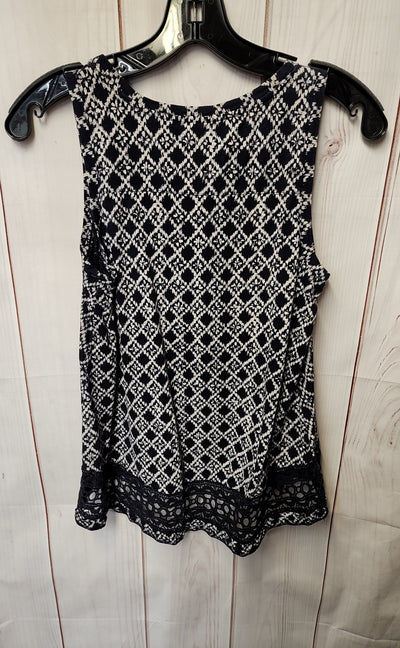 Loft Women's Size S Navy Sleeveless Top