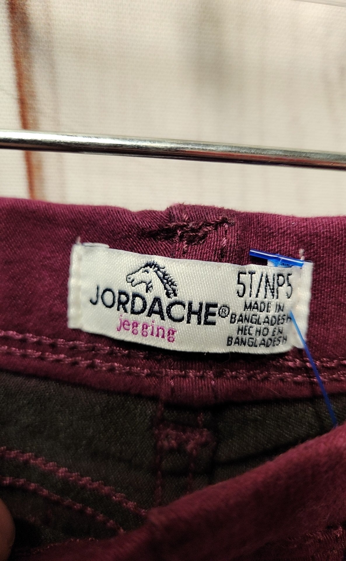 Jordache Girl's Size 5 Purple Jeans