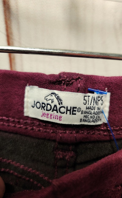 Jordache Girl's Size 5 Purple Jeans
