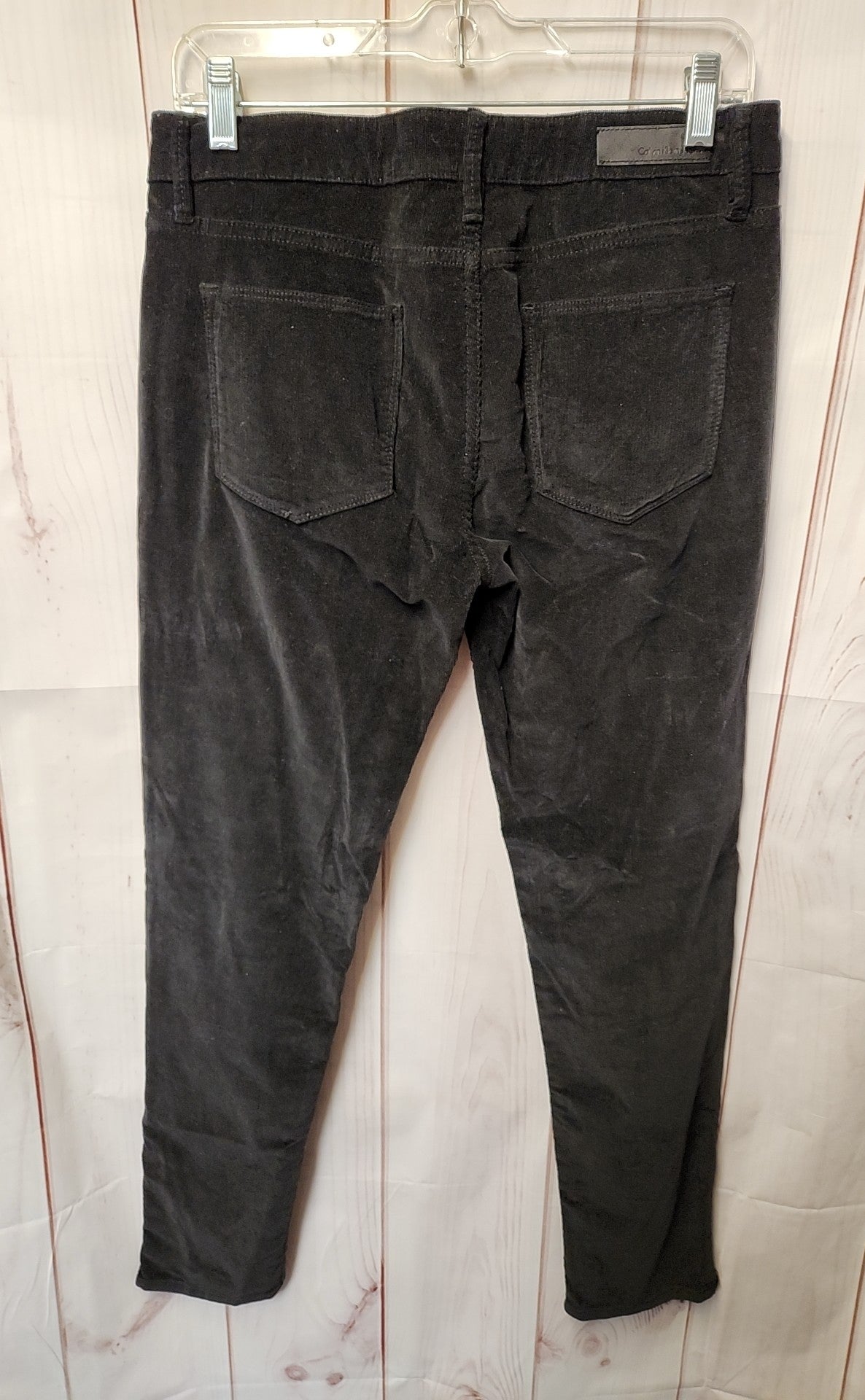 Calvin Klein Women's Size 29 (7-8) Black Corduroy Pants