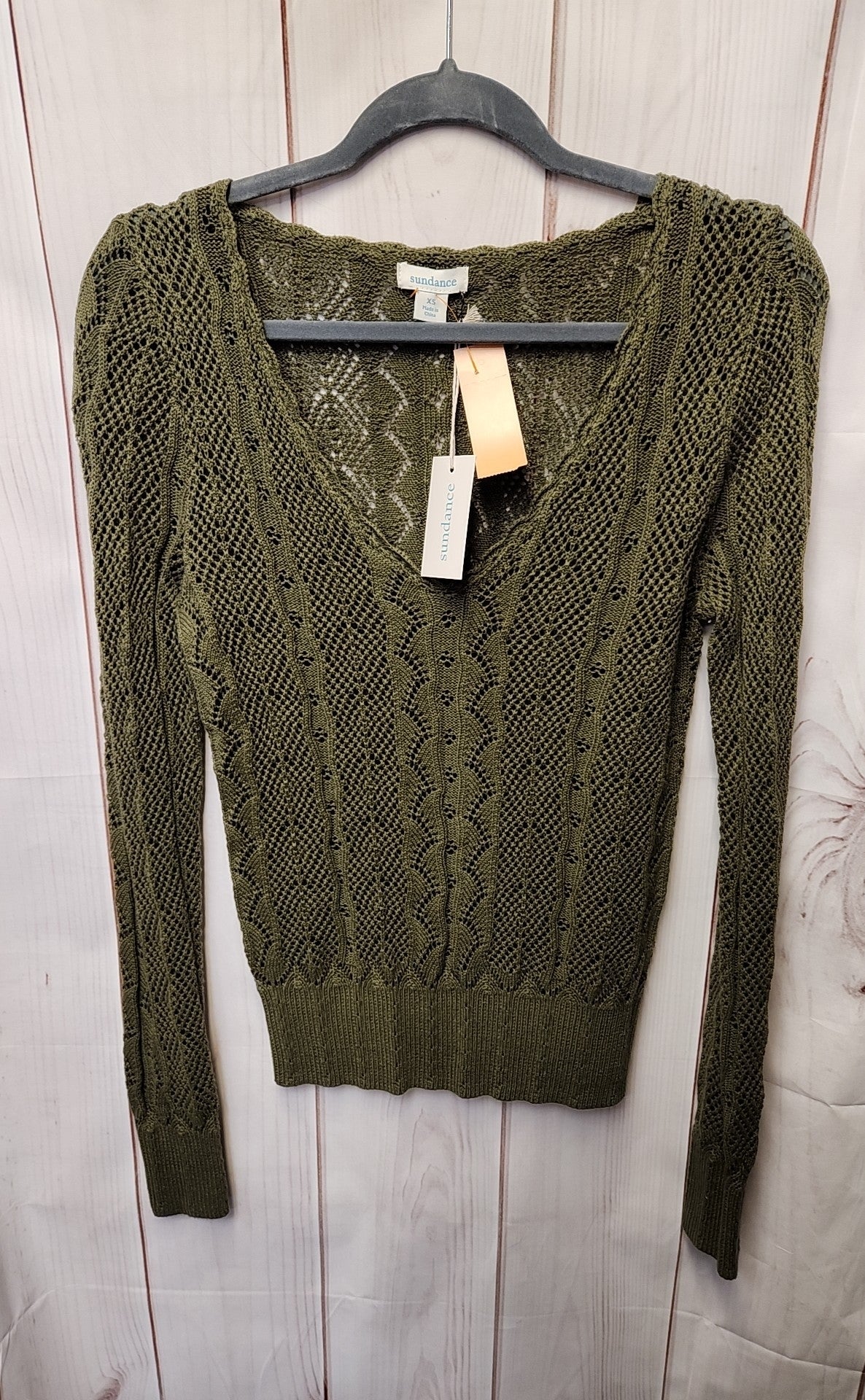 NWT Sundance Women's Size XS Green Sweater