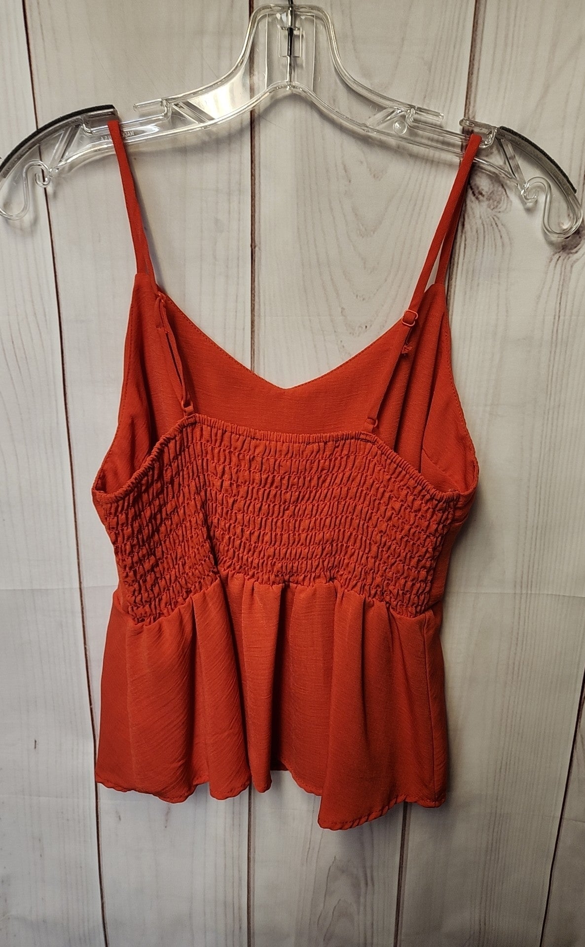 Monteau Women's Size L Red Sleeveless Top