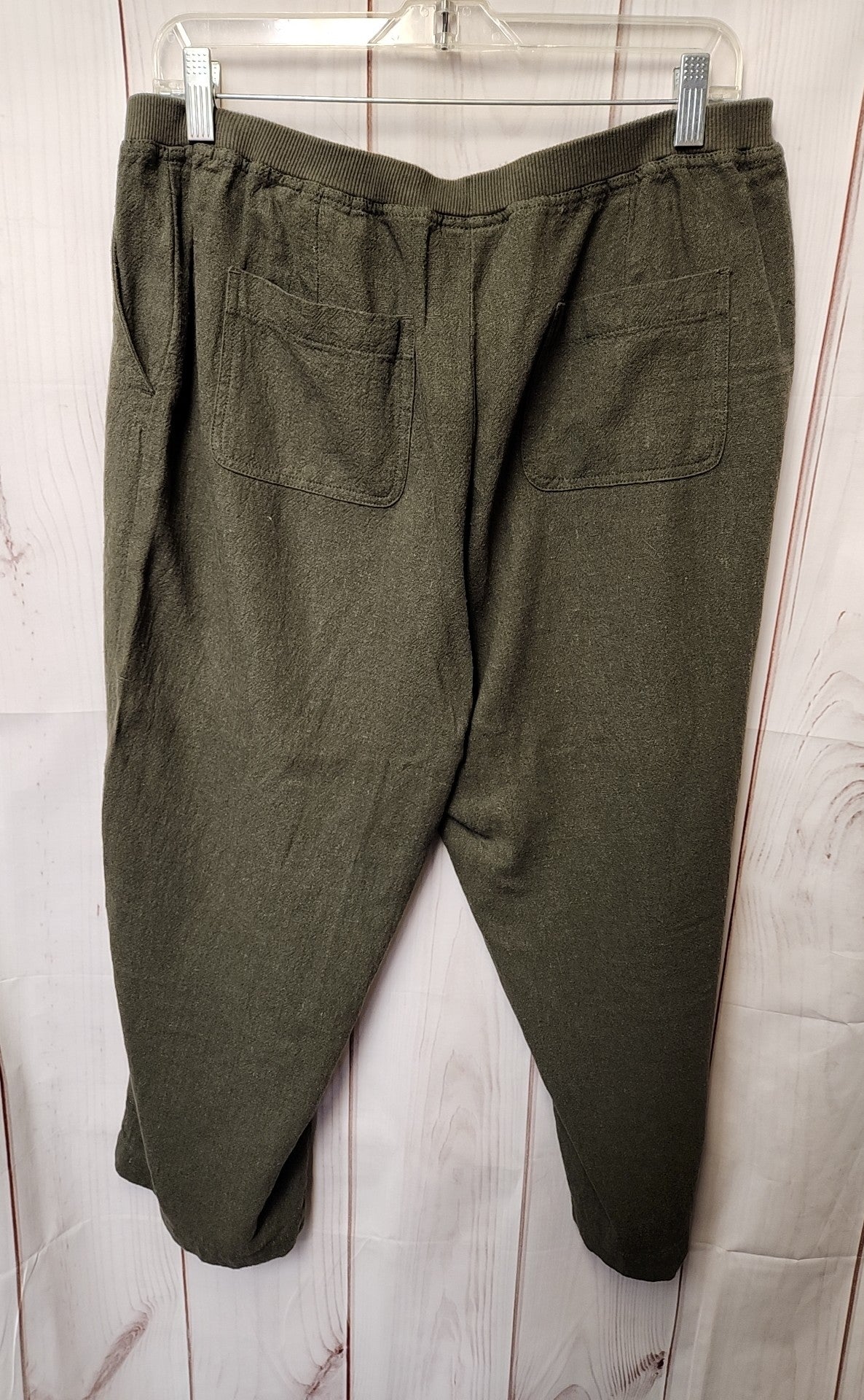 J Jill Women's Size M Petite Olive Green Pants