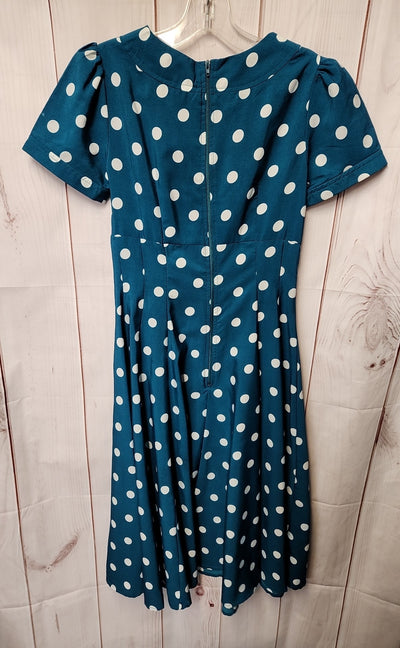 Hell Bunny Vixen Women's Size XS Green Dress