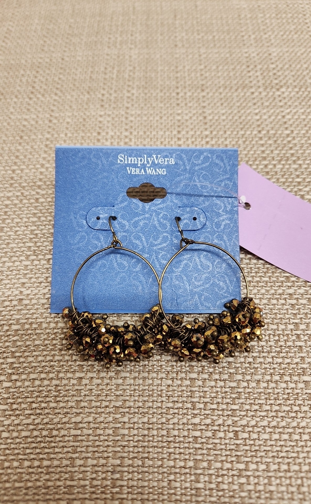 Simply Vera Gold Hoop Earrings