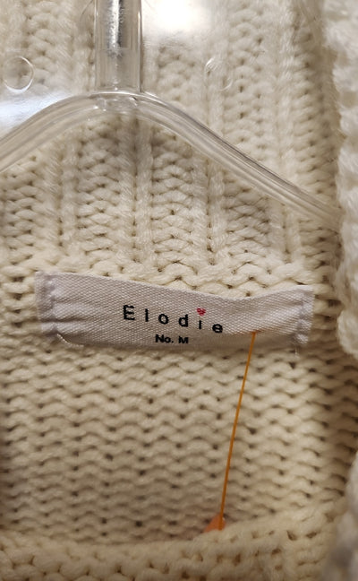 Elodie Women's Size M White Sweater