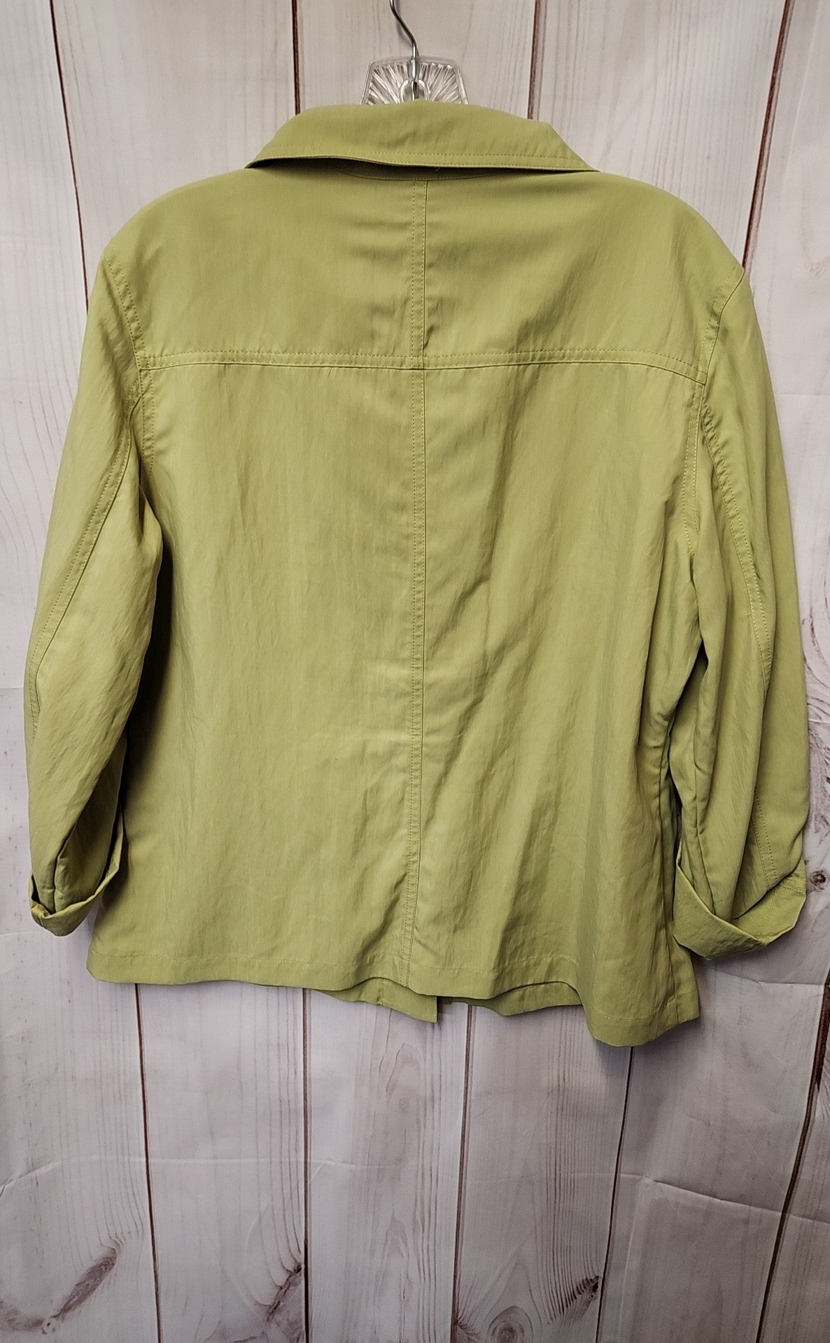 Additions by Chico's Women's Size 2 = US L Green Jacket