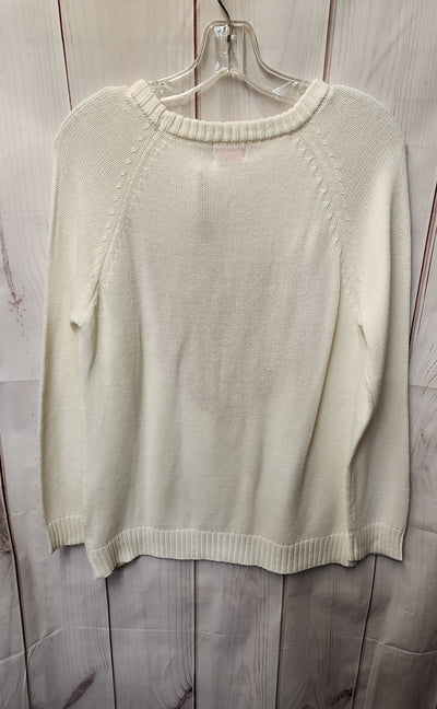 Pink Lily Women's Size M White Sweater