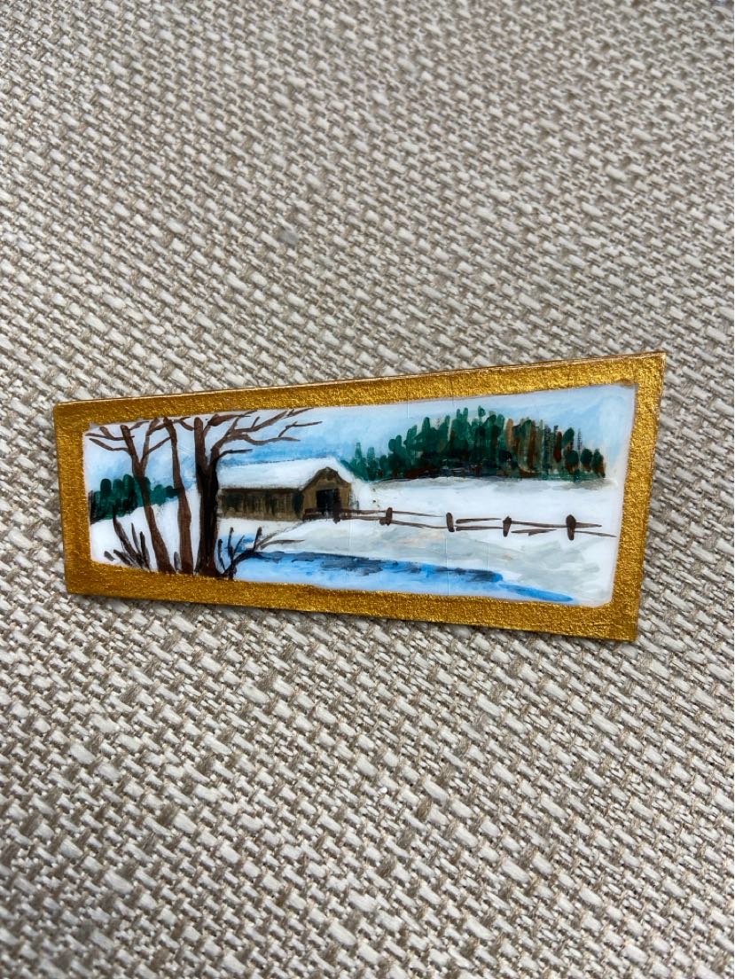 Landscape Brooch Pin