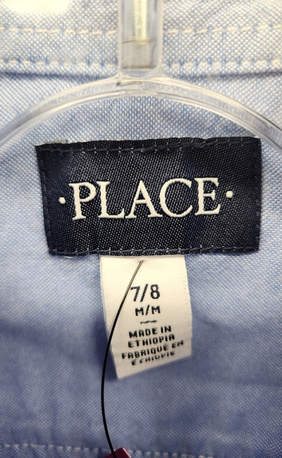 Place Boy's Size 7/8 Blue Shirt