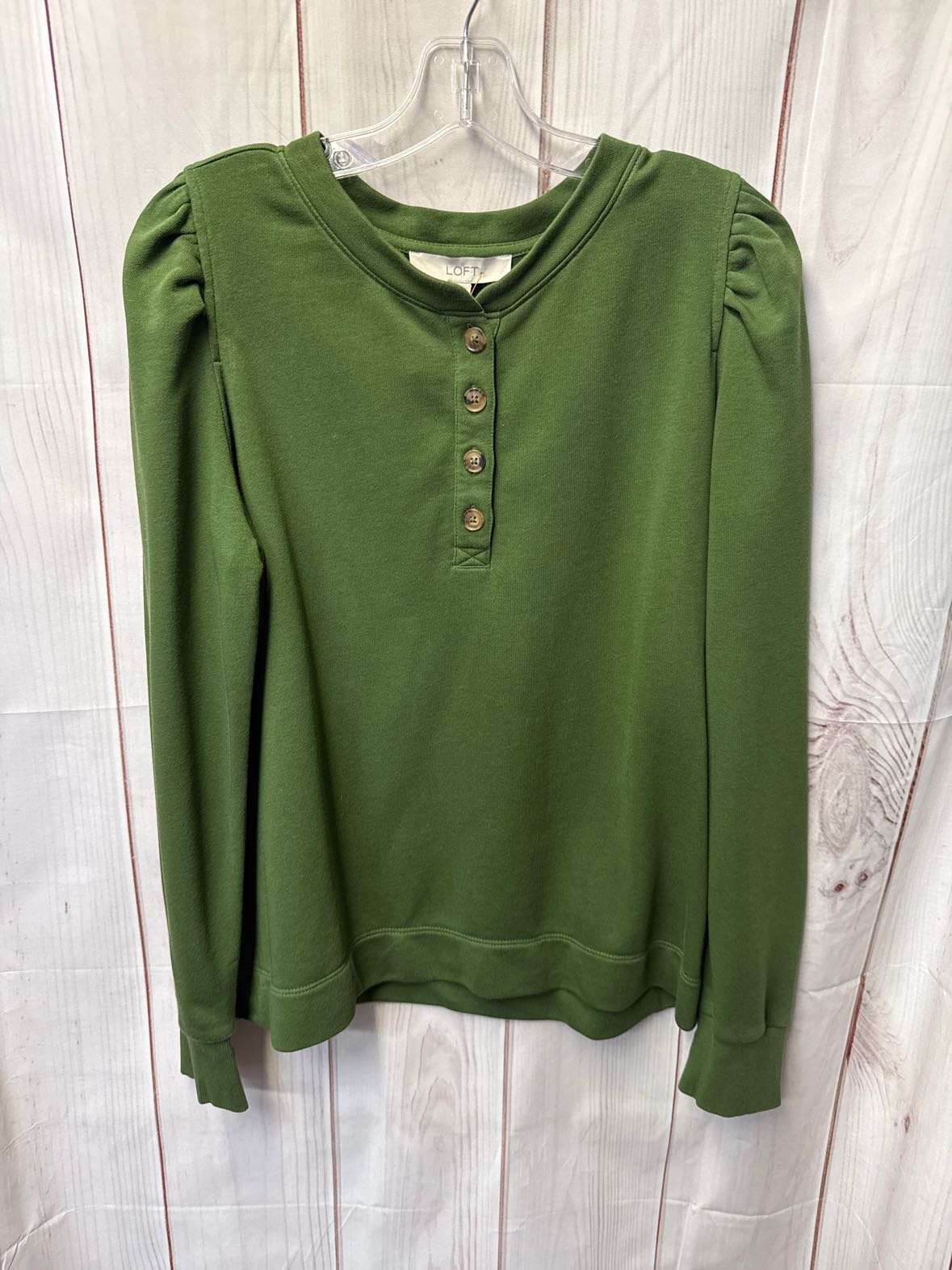 Loft Women's Size L Green Sweatshirt