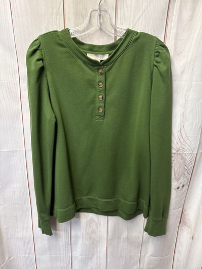 Loft Women's Size L Green Sweatshirt