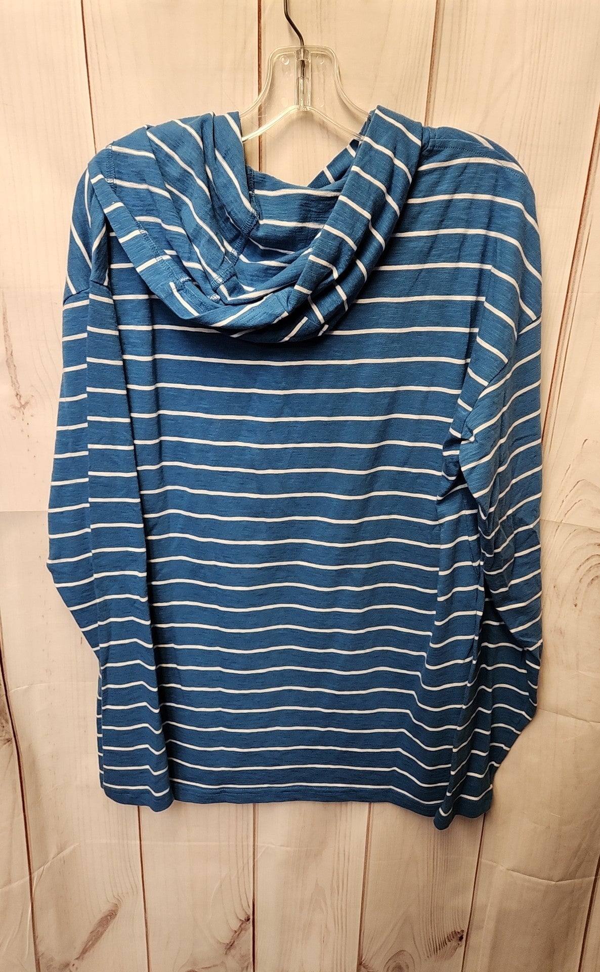 NWT Southern Tide Men's Size M Blue Hooded Shirt