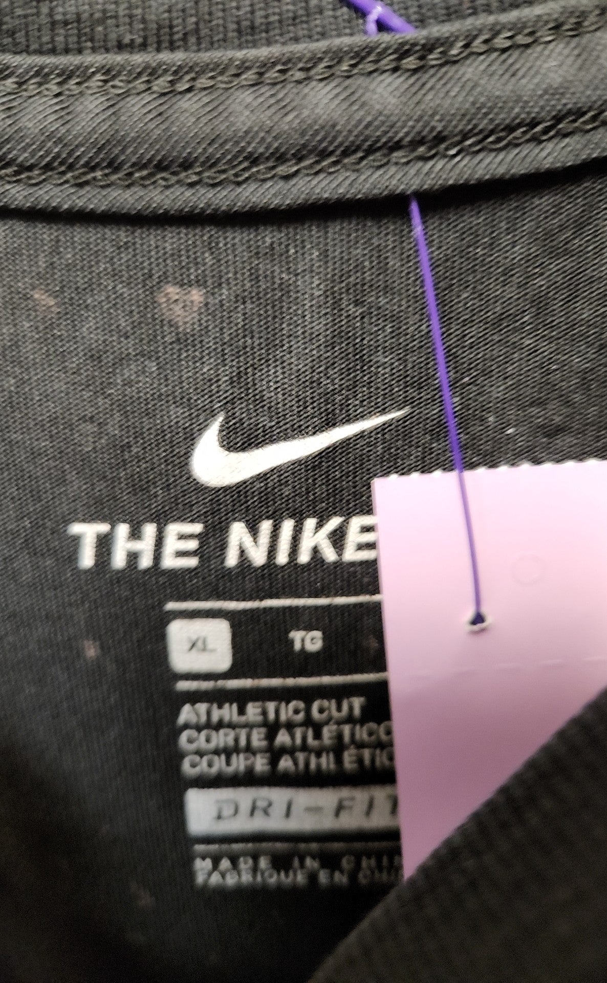 Nike Men's Size XL Black Shirt