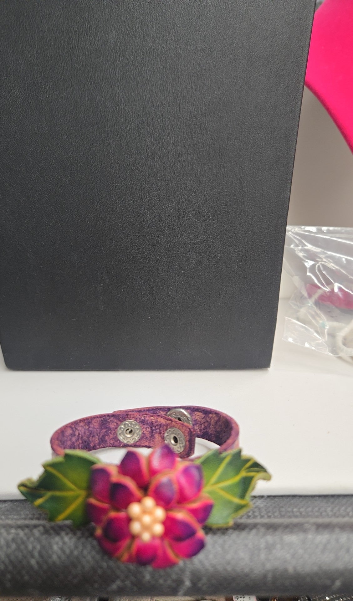 Purple Flower Bracelet