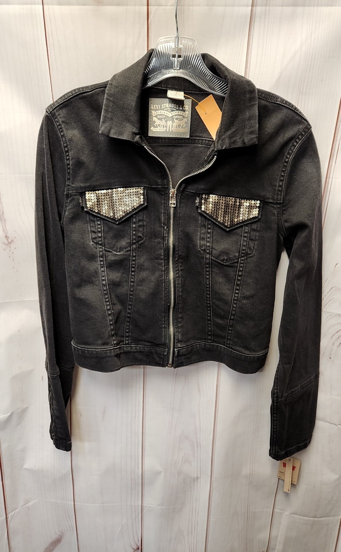 NWT Levis Women's Size M Black Jacket