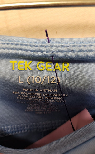 Tek Gear Girl's Size 10/12 Blue Leggings
