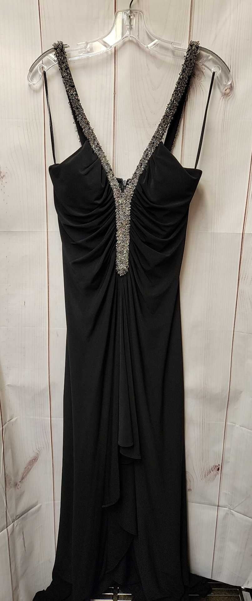 JS Boutique Women's Size 8 Black Beaded Dress