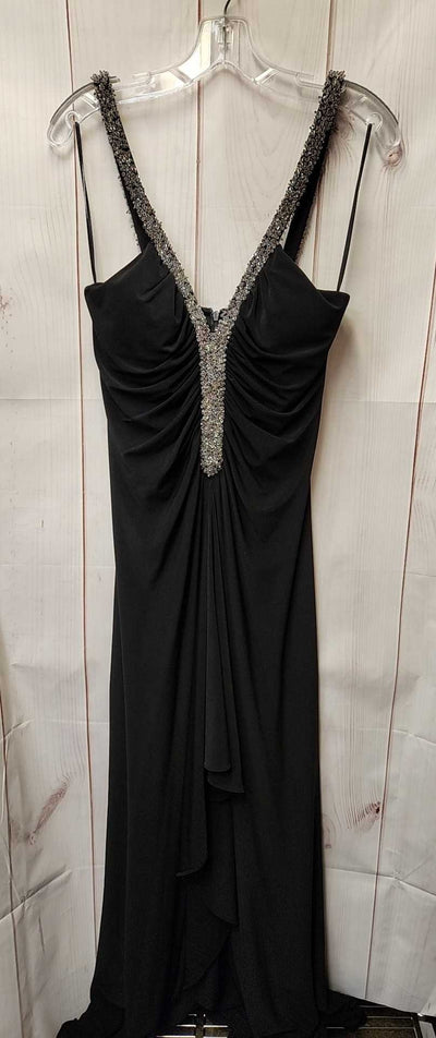 JS Boutique Women's Size 8 Black Beaded Dress