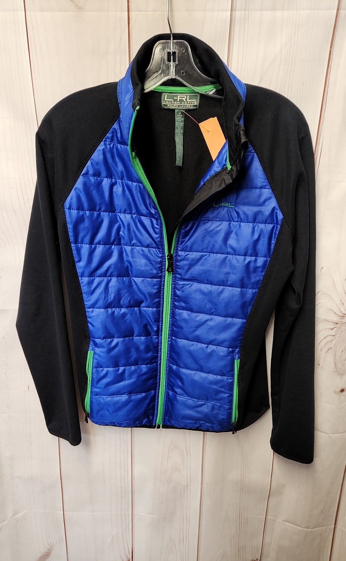 Lauren by Ralph Lauren Women's Size M Black & Blue Jacket