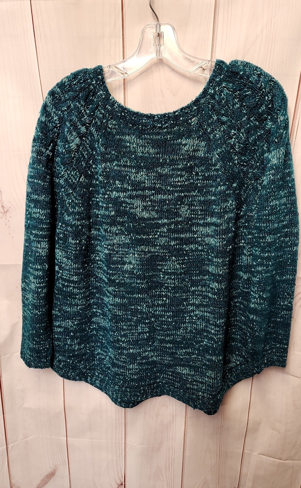 NWT Croft & Barrow Women's Size XXL Petite Teal Sweater