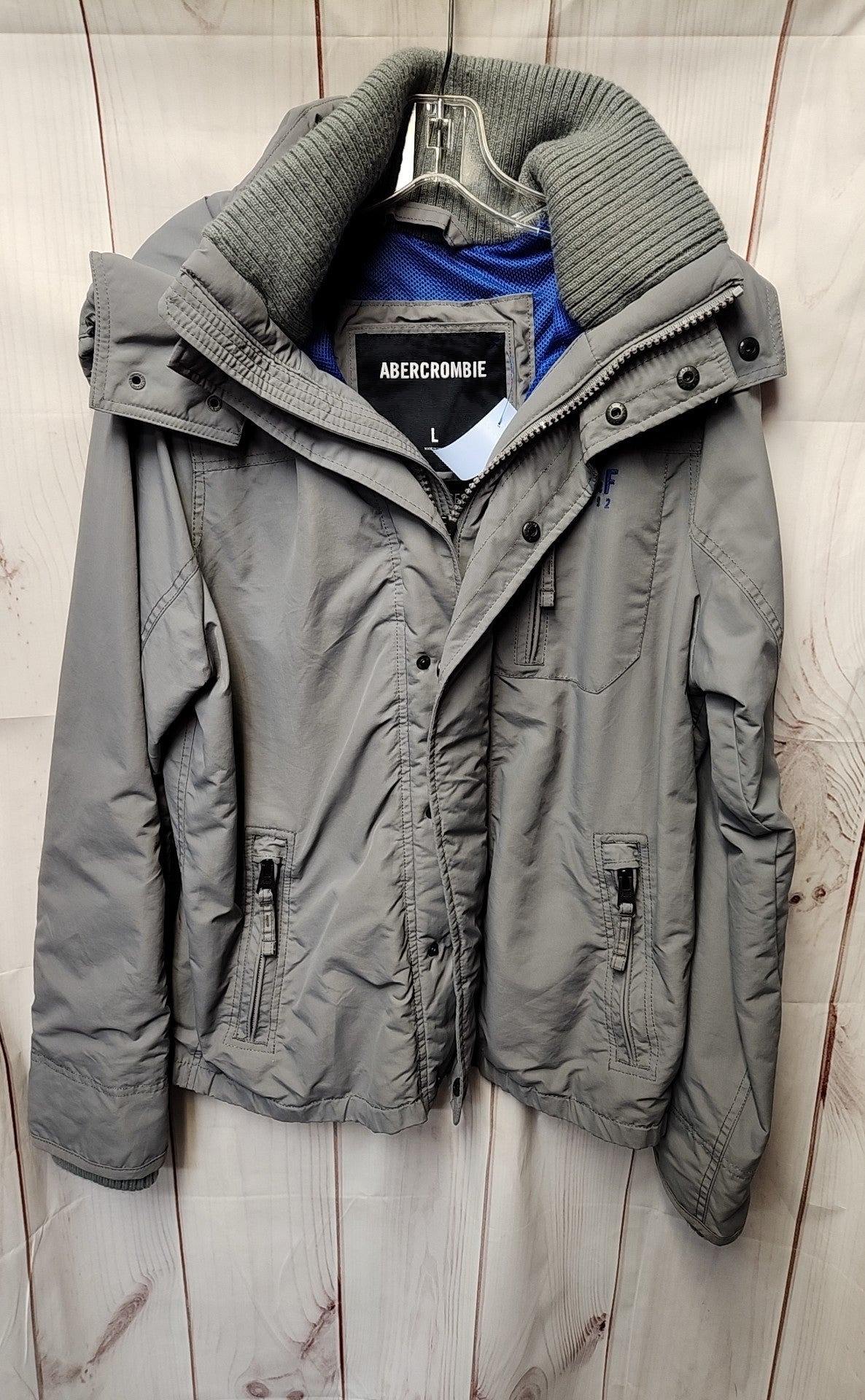 Abercrombie & Fitch Men's Size L Gray Jacket