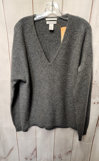 Signature Women's Size XL Gray Cashmere Sweater