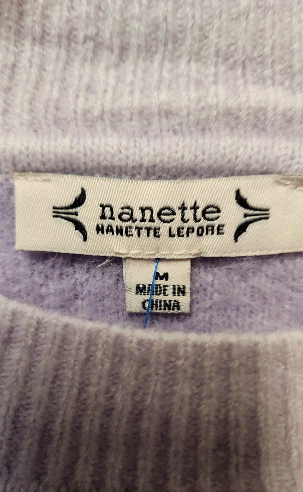Nanette Lepore Women's Size M Purple Floral Sweater