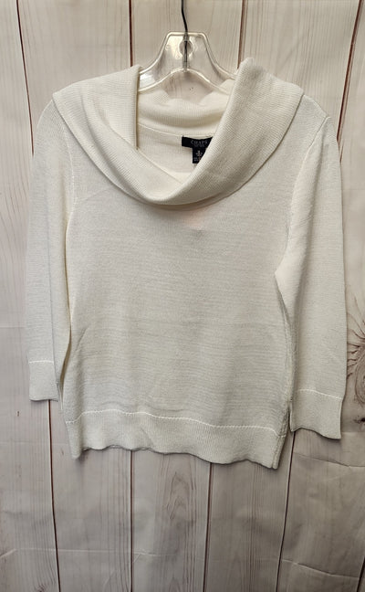 Chaps Women's Size M White Sweater