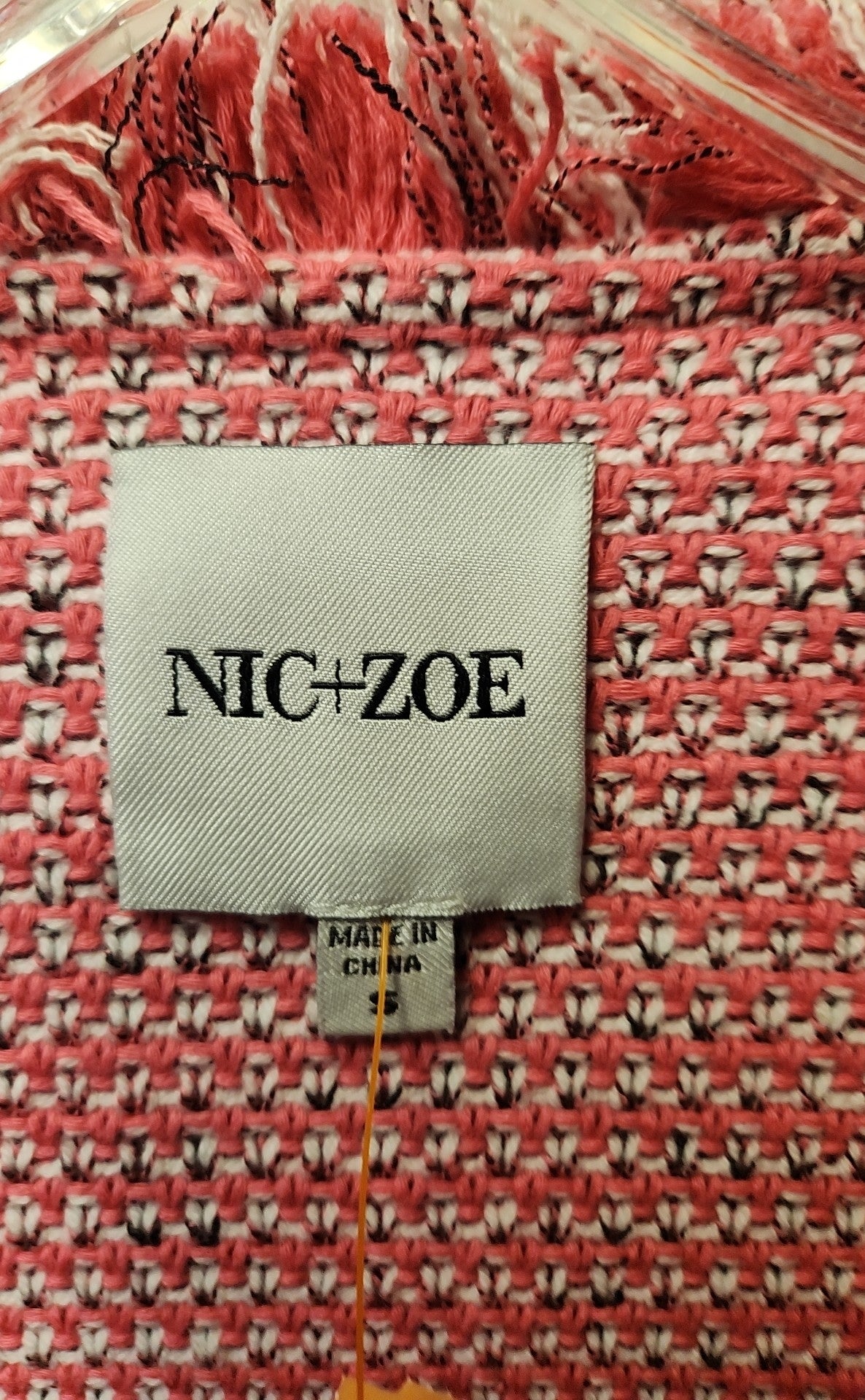 Nic & Zoe Women's Size S Pink Cardigan