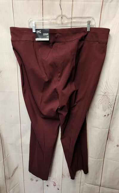NWT INC Women's Size 22 Petite Purple Pants