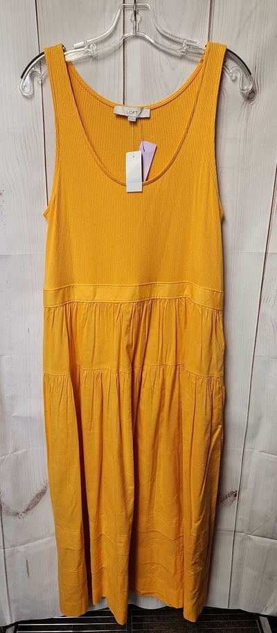 NWT Loft Women's Size 14 Orange Dress