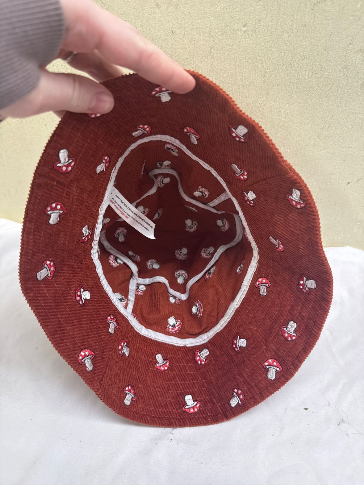 Brown Mushroom Bucket Hat