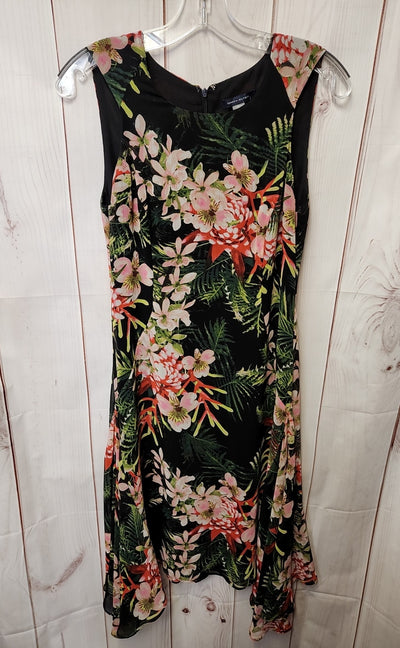 Tommy Hilfiger Women's Size 4 Black Floral Dress
