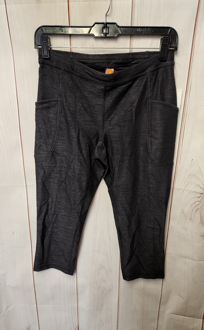 NWT Lucy Women's Size M Gray Active Capris