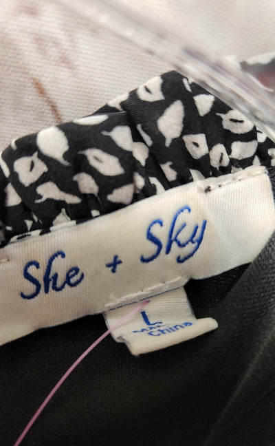 She+Sky Women's Size L Black Dress